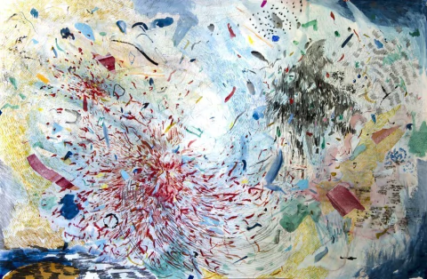 Maria Marta Fasoli. Sin Título, 120 x 175 CM.