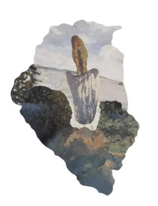 Juana Simona. Cascada, 50 x 30 cm