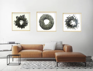 Fernando Brizuela. Corona, 58 x 58 cm.