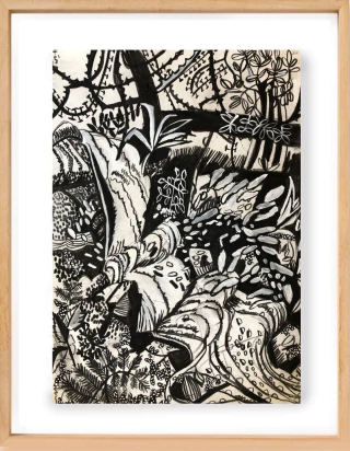 Luisa Freixas. Sin tutulo, 92 x 62 cm