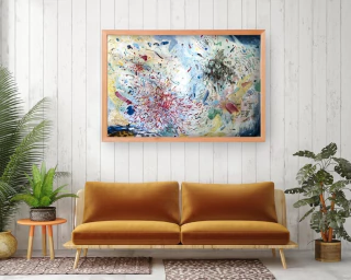 Maria Marta Fasoli. Sin Título, 120 x 175 CM.