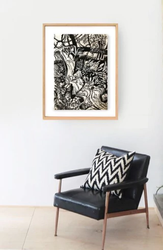 Luisa Freixas. Sin tutulo, 92 x 62 cm