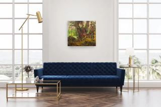 Federico Villarino. Sin titulo, 90 x 80 cm