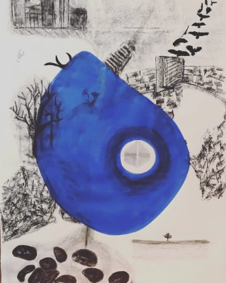 Adriana Carambia. Sin Título, 140 x 100 cm.
