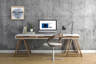 Daniela Ramsfelder. En zoom, 30 x 30 cm.