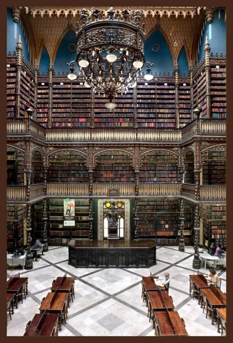 Daniel Kiblisky. Sala Real gabinete Portugues - Río de Janeiro, 120 x 80 cm