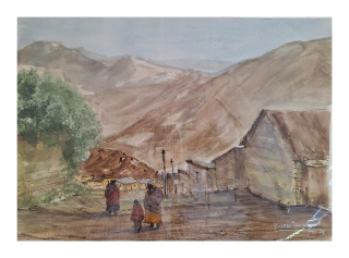 Ricardo Aguirre. Nazareno, 38 x 28 cm