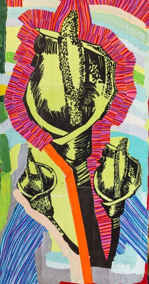 Luisa Freixas. Sin titulo, 168x88 cm