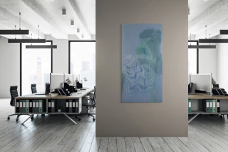Margarita Garcia Faure. El aire entero III, 190 x 100 cm
