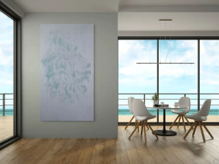 Margarita Garcia Faure. Pinturas del mar I, 190 x 100 cm