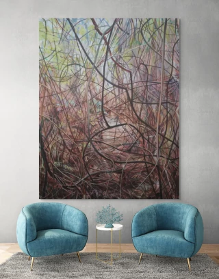 Adrian Paiva. Sin título, 200 x 160 cm