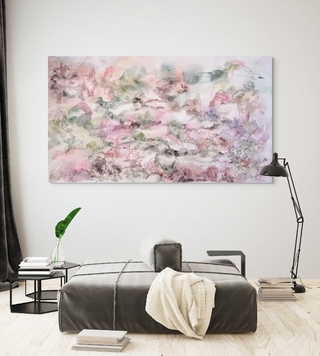 Daniela Ramsfelder. La vie en Rose, 110 x 210 cm - comprar online