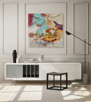 Sofía Mastai. Esmeralda 9. 100 x 105 cm - comprar online