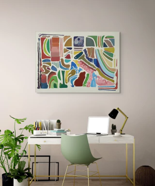 Leandro Bejar. Esmeralda, 80 x 140 cm - comprar online