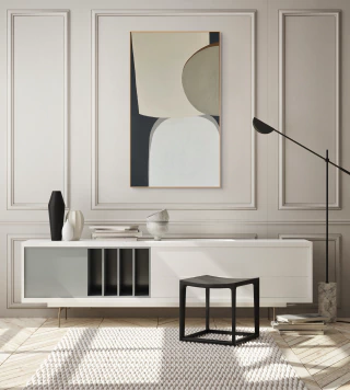 Karina Conen. Shapes in Equilibrium IV, 120 x 70 cm - comprar online