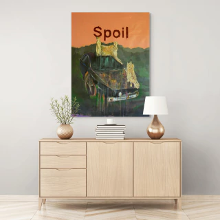 Javier Estevez. Spoil N 4. Chitas, 130 cm x 100 cm - comprar online