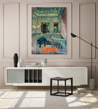 Javier Estevez. Spoil N8. Casa ciudad vieja, 130 cm x 100 cm - buy online