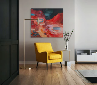 Bárbara de Lellis. Edad roja, 110 x 120 cm - buy online