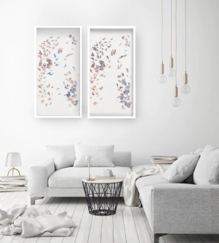 Adriana Carambia. Díptico. 140 x 70 cm c/u.