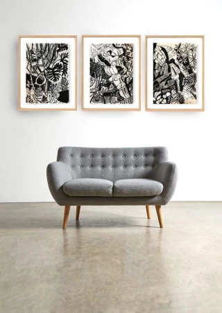 Luisa Freixas. Sin titulo, 92 x 62 cm
