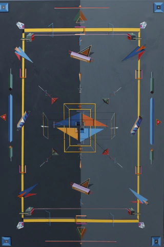 Santiago Debenedetti. Al inevitable centro, 150x180 cm - buy online