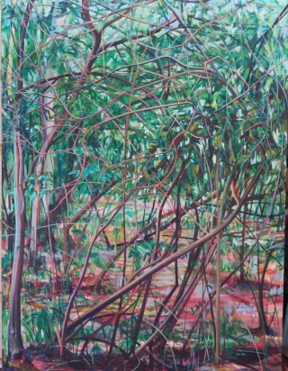 Adrian Paiva. Sin Título, 200 x 150cm.