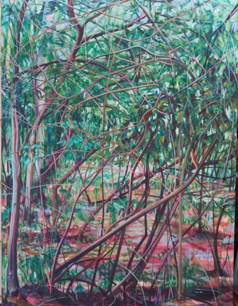 Adrian Paiva. Sin Título, 200 x 150cm.