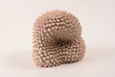 ANDRÉS ANZA. MOVINIEMTO NATURAL. 16 x 15 x 15 CM.