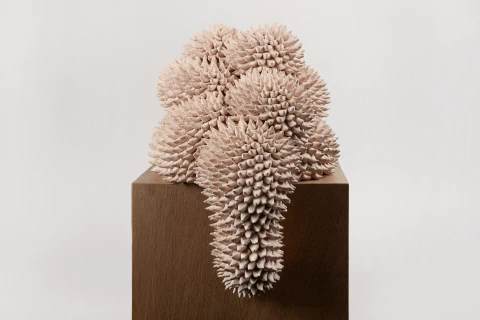 ANDRÉS ANZA. FLUJO INMÓVIL. 27 x 32 x 36 CM.