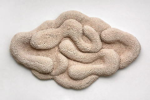 ANDRÉS ANZA. RELIEVE EN EL MURO, 150 x 90 x 18 CM