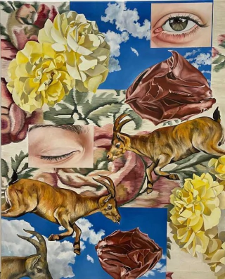 Cynthia Cohen. Acepta los pensamientos que va, 100 x 80 cm. - comprar online