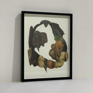Juana Simona. Arcimboldo ácido, 30 x 20 cm