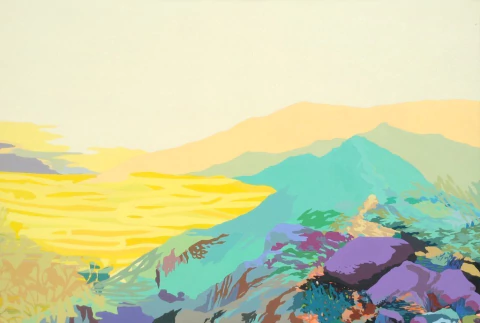 Lucia Spotorno. Yellow, 100 x 150 cm