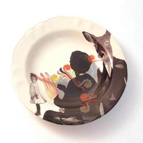 ANA GÓMEZ. SIN TÍTULO, 30 X 30 X 3 CM.