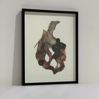 Juana Simona. Pulmón mixto, 30 x 20 cm