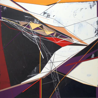 ANÍBAL CATALÁN. TSL-08 . 100x100 CM.