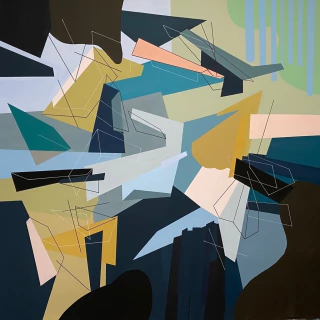 Lori Raffo Magnasco. Sin titulo, 150 x 150 cm