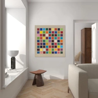Maria Santi. Pantone Berlin, 120 x 120 cm