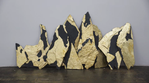 MORELOS LEON CELIS. HORIZONTE, 70 x 100 x 15 cm.