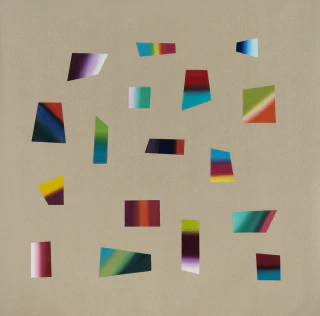 Maria Santi. Sin titulo, 120 x 120 cm