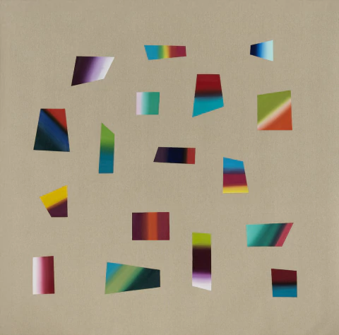 Maria Santi. Sin titulo, 120 x 120 cm