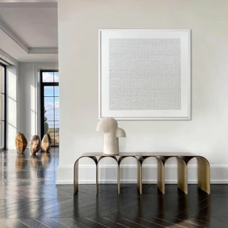 Barbara Kaplan. Pi, 110 x 110 cm