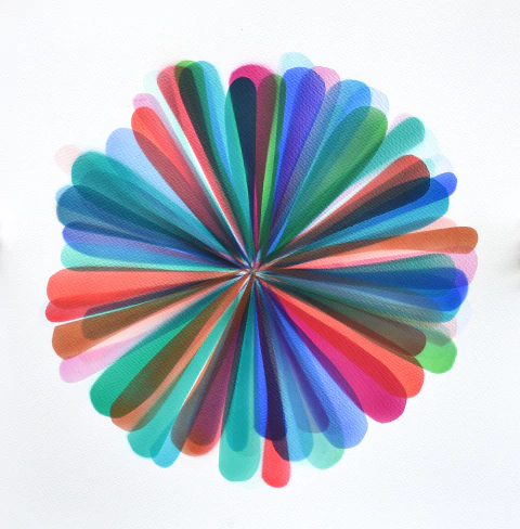 Maria Santi. Sol II, 50 x 50 cm