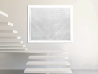Barbara Kaplan. Valor de gris II, 158 x 192 cm