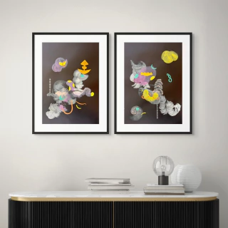 Daniela Ramsfelder. Serie Signos de Adri, Sin título 9, 70 x 50 cm