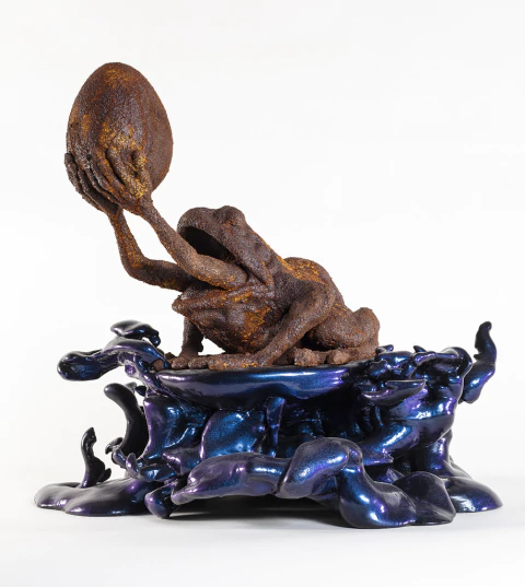 Mariano Giraud. Sapo grande, 58 x 58 x 50 cm