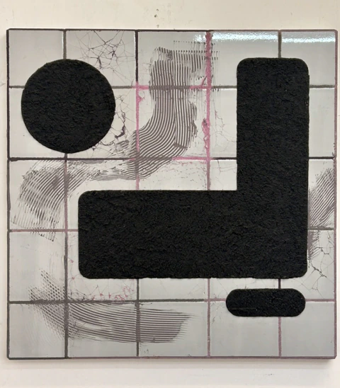 Adrian Perrone. Actante 006, 75 x 77 x 7 cm