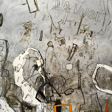 Santiago García. LA NUVE, 76,5 x 73,5 cm