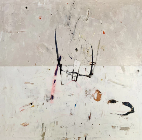 Santiago García. Sin Título, 120 x 120 cm