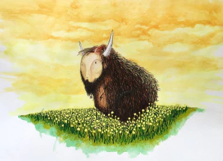 Ezequiel Albanell. Topito, 39 x 35,5 cm. - comprar online